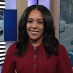 Dana Griffin’s red knit dress on Today