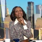 Deborah’s floral blouse on Good Morning America