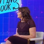 Dr. Deborah Gilboa’s burgundy dress on Good Morning America