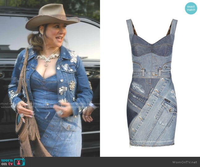 Jennifer’s denim dress on RHOSLC