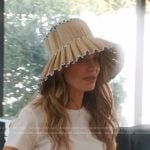 Dorit’s polka dot straw hat on The Real Housewives of Beverly Hills