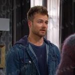 Doug’s hooded denim jacket on Days of our Lives