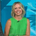 Dylan’s green sleeveless top on Today