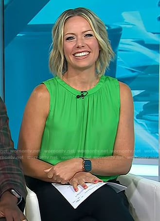 Dylan's green sleeveless top on Today