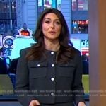 Erielle’s grey tweed jacket and mini skirt on Good Morning America