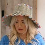 Erika’s rainbow polka dot straw hat on The Real Housewives of Beverly Hills