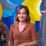 Eva’s brown polo dress on Good Morning America