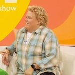 Fortune Feimster’s plaid shirt on The Drew Barrymore Show