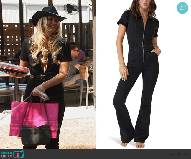 Molly’s black denim jumpsuit on Southern Charm