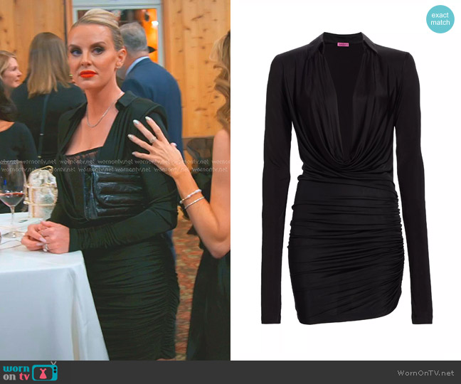 Gauge81 Utena Gathered Long-Sleeve Minidress worn by Whitney Rose on The Real Housewives of Salt Lake City