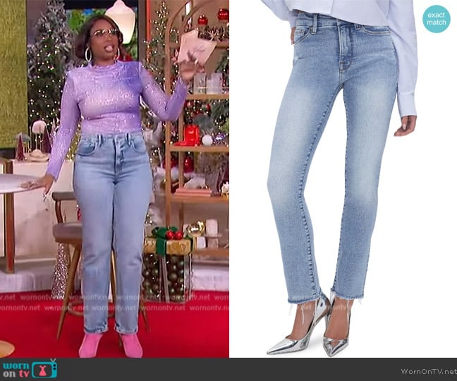 Jennifer’s denim jeans on The Jennifer Hudson Show