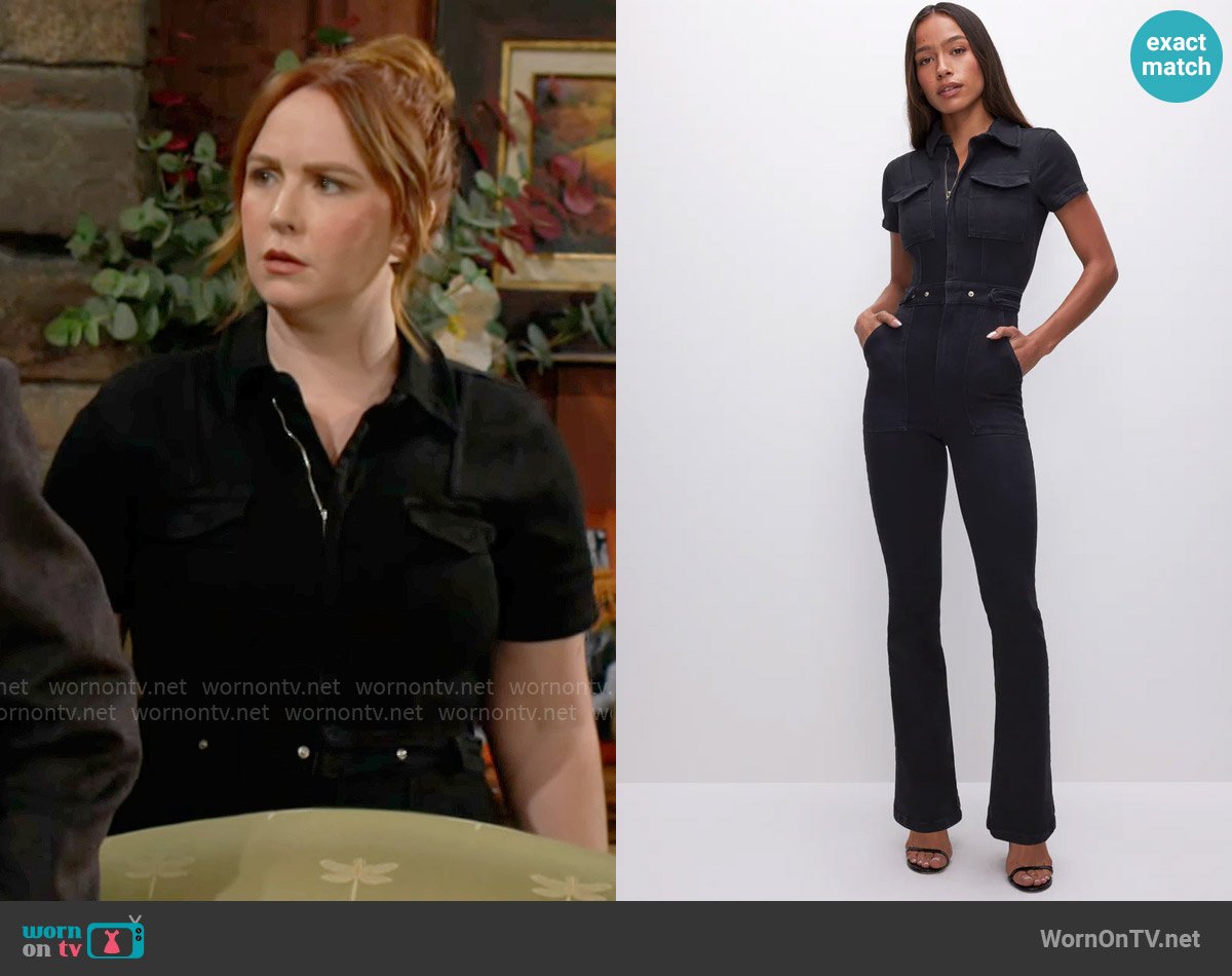 Good American Fit for Success Jumpsuit worn by Mariah Copeland (Camryn Grimes) on The Young and the Restless