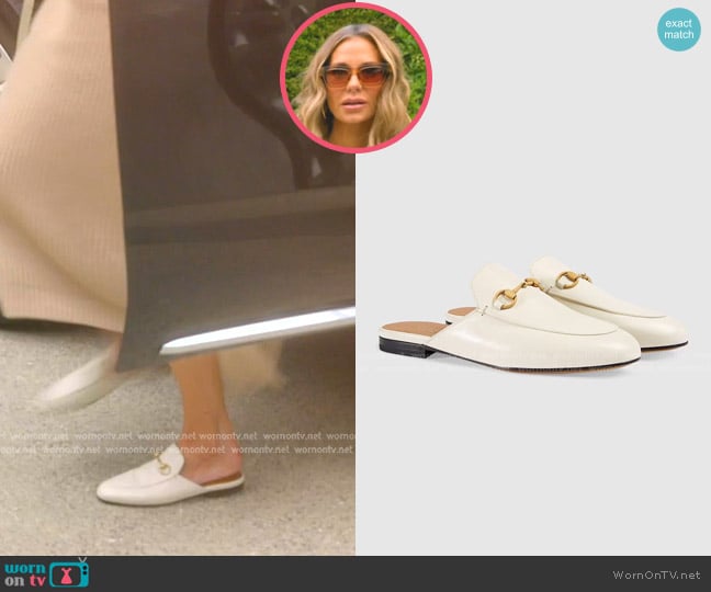 Gucci Princetown Slipper worn by Dorit Kemsley on The Real Housewives of Beverly Hills