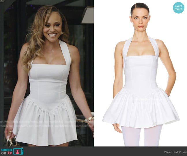 Ashley’s white mini dress on RHOP