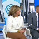 Hoda’s beige sneaker heels on Today