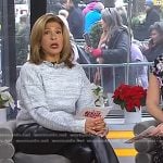 Hoda’s black heel lace-up boots on Today