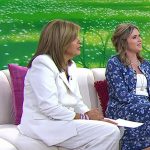 Hoda’s beige sneaker heels on Today