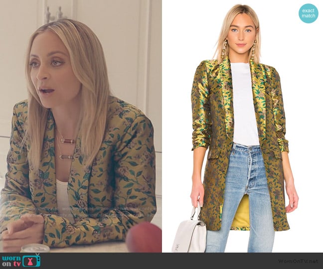 House of Harlow 1960 X REVOLVE Stina Jacket worn by Nicole Richie on Paris and Nicole The Encore