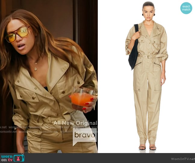 Isabel Marant Jocelyne Jumpsuit worn by Brynn Whitfield on The Real Housewives of New York City