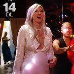 Jenna’s white ruffle sequin dress on The Real Housewives of New York City