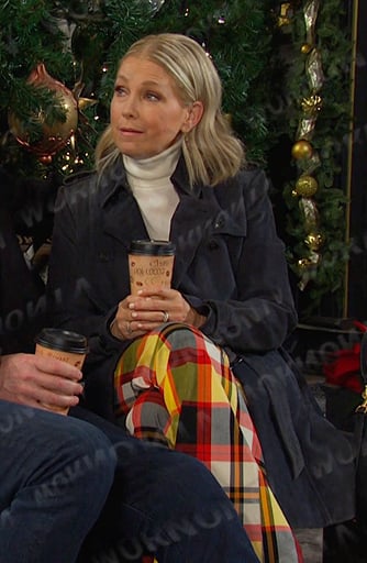 Jennifer's yellow plaid pants on Days of our Lives