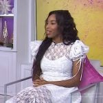 Jessica Williams’ white lace dress on Today