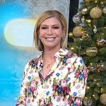 Jill’s white floral shirt on Today