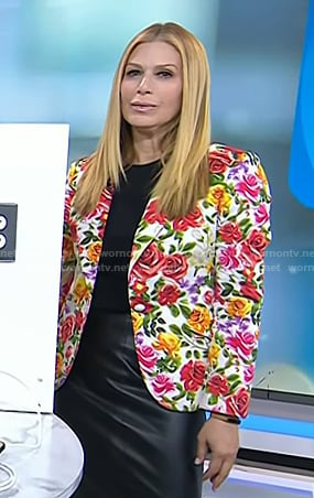 Jill’s floral jacket blazer on Today