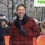 Joe Fryer’s red plaid coat on Today