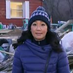 Kathy Park’s blue down jacket coat on Today