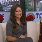 Kaylee’s gray ribbed sweater dress on Today