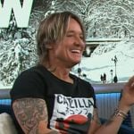 Keith Urban’s Catzilla graphic tee on The Kelly Clarkson Show