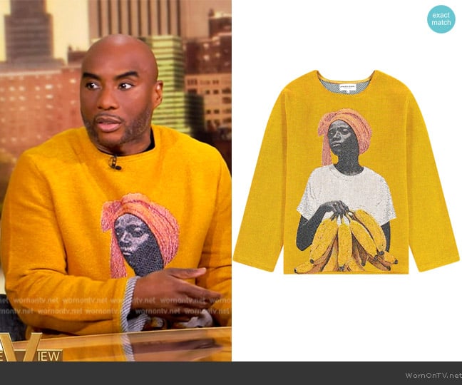 Kwasi Paul Lady Makola Sweater worn by Charlamagne tha God on The View