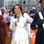 Laura's white coat on Today