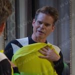 Leo’s tie dye colorblock sweater on Days of our Lives