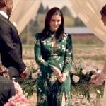 Lois’s green floral dress on Superman and Lois