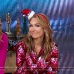 Lori’s pink wavy sequin dress on Good Morning America