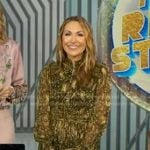 Lori’s printed mini dress on Good Morning America