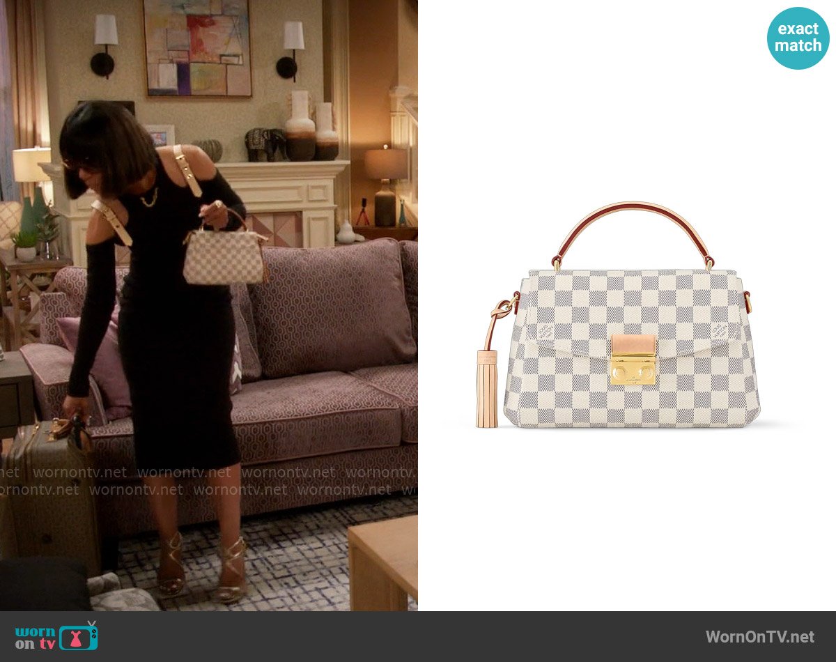 Louis Vuitton Croisette in Damier Azur worn by Catherine (Wendy Raquel Robinson) on Poppas House