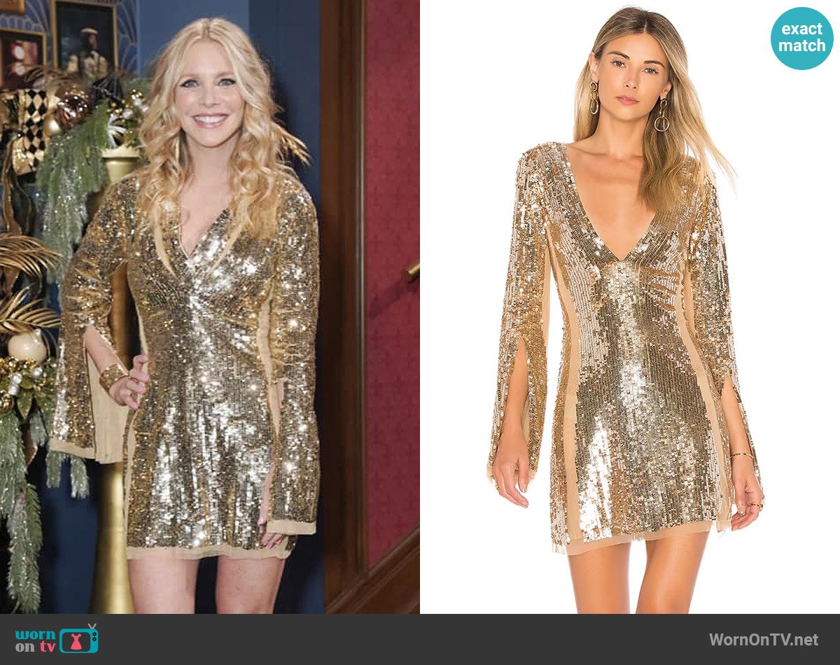 Lovers + Friends Lux Dress worn by Christine Blair Williams (Lauralee Bell) on The Young and the Restless