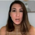 Marissa Parra’s beige windowpane turtleneck knit dress on Today