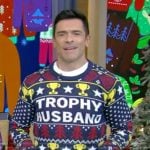 Mark’s trophy husband Christmas sweater on Live with Kelly and Mark