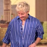 Matt Rife’s blue stripe shirt on The View