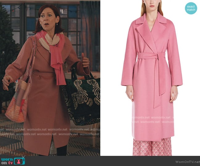 Max Mara Studio Studio Cles Coat worn by Elsbeth Tascioni (Carrie Preston) on Elsbeth