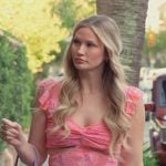 Molly’s pink floral print cutout dress on Southern Charm