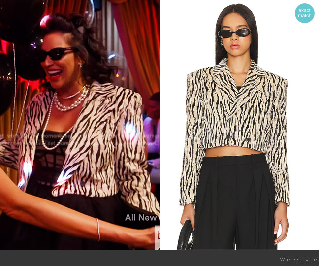 Mother The Blaze Of Glory Blazer worn by Jessel Taank on The Real Housewives of New York City