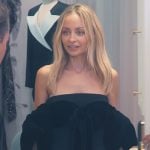 Nicole’s black off shoulder gown on Paris and Nicole The Encore