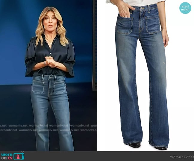 Kit’s denim jeans on Access Hollywood