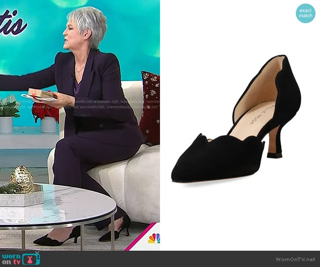 Pelle Moda Keala d'Orsay Pump worn by Jamie Lee Curtis on Today