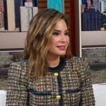 Rebecca’s tweed jacket on Good Morning America